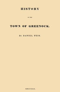 History of the town of Greenock (Scotland)