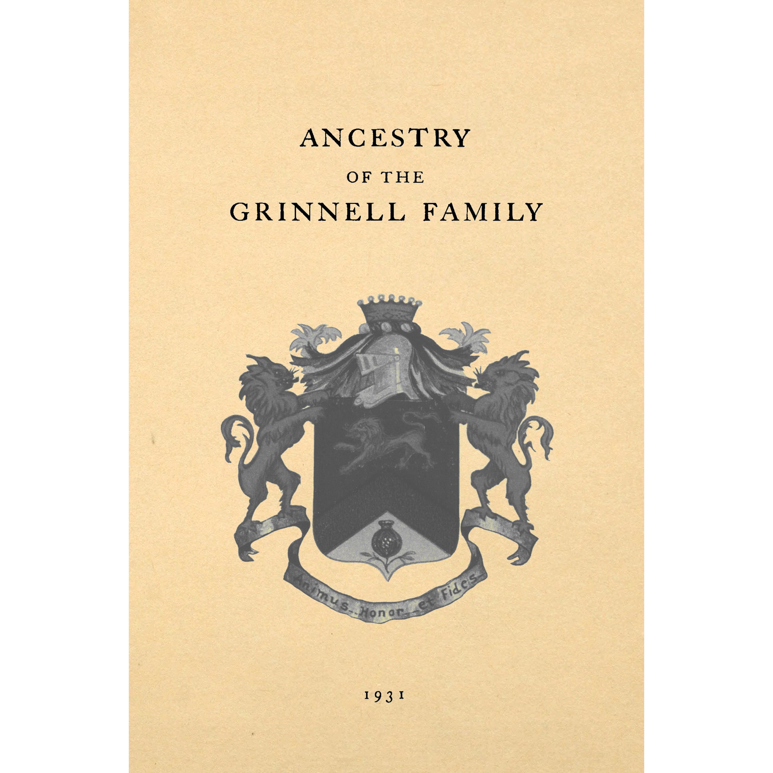 Ancestry of the Grinnell Family