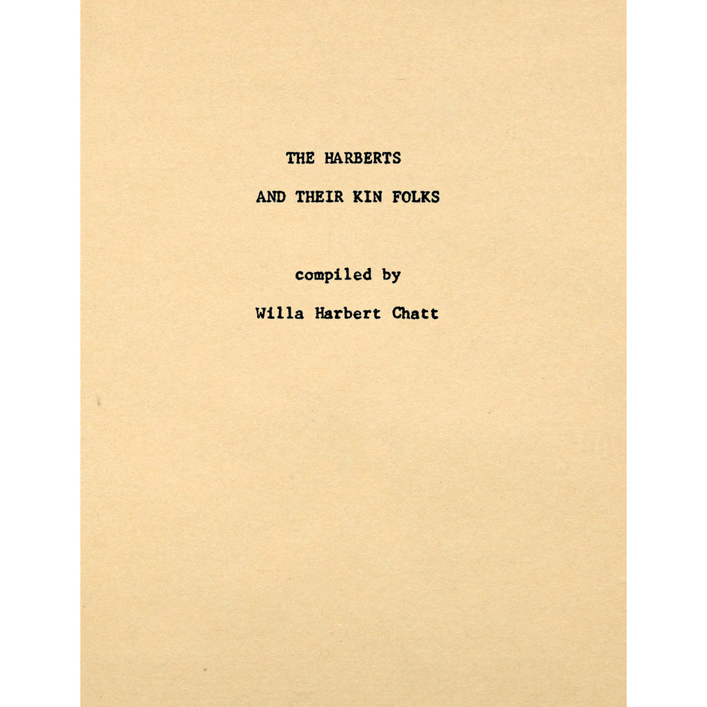 The Harberts and their Kin Folks