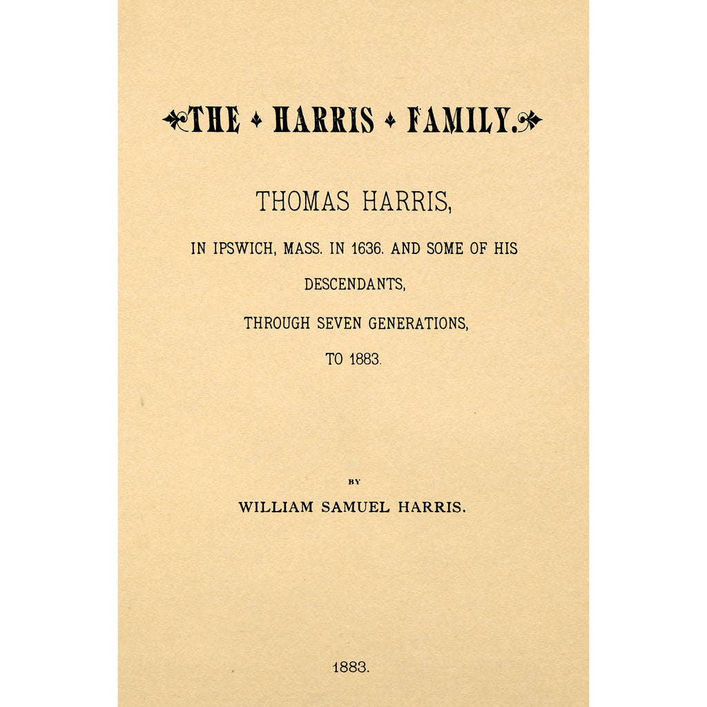 The Harris Family,  Thomas Harris,