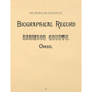 Commemorative Biographical Record Of The Counties Of Harrison And Carro