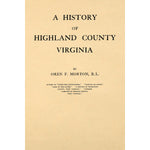 A History of Highland County Virginia