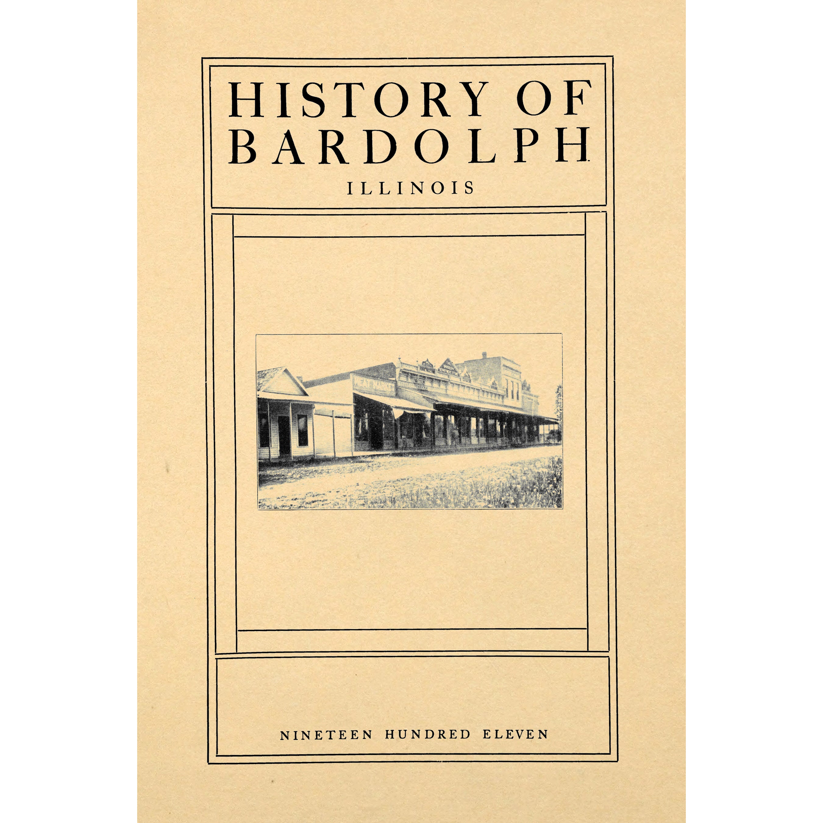 History of Bardolph, Illinois
