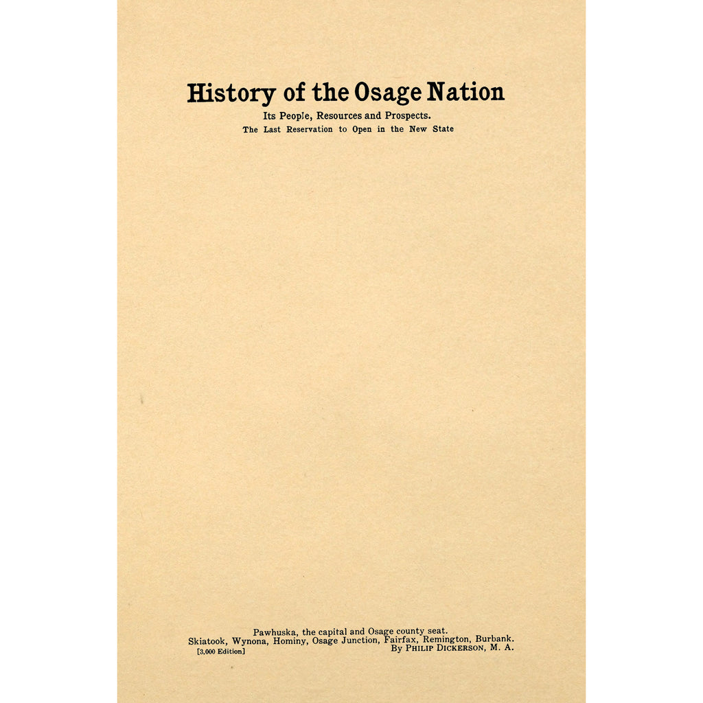 History of the Osage nation