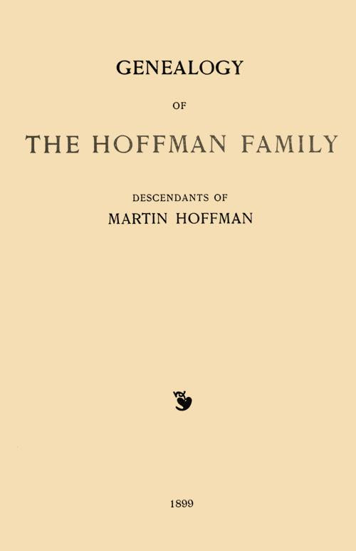 Genealogy of the Hoffman Family