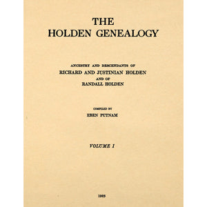 The Holden Genealogy