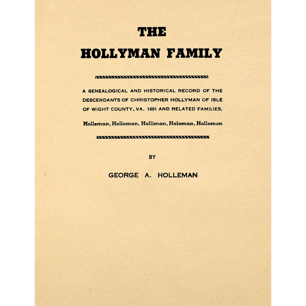 The Hollyman Family;