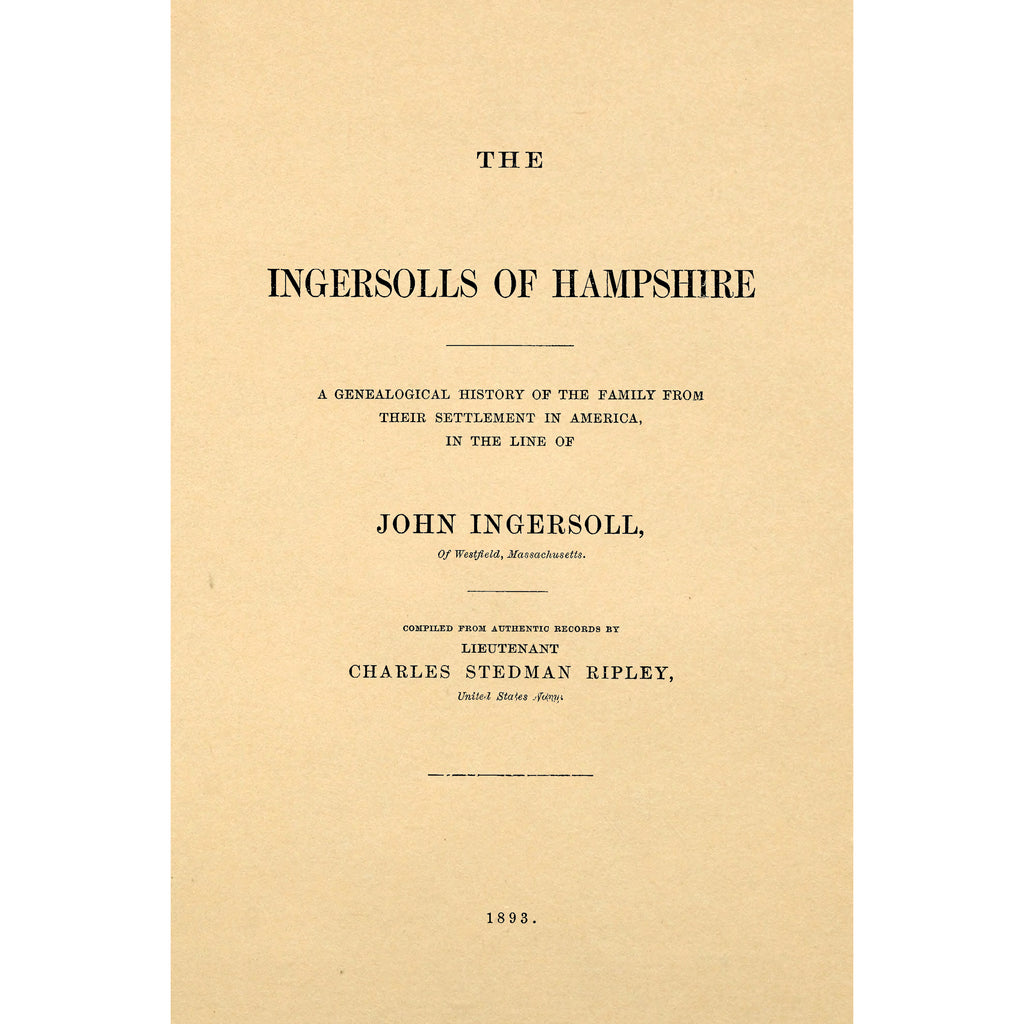 The Ingersolls of Hampshire