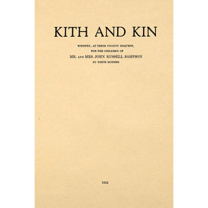 Kith and Kin;