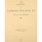 History Of Licking County Ohio. Its Past And Present,