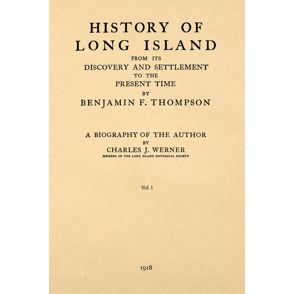 History Of Long Island