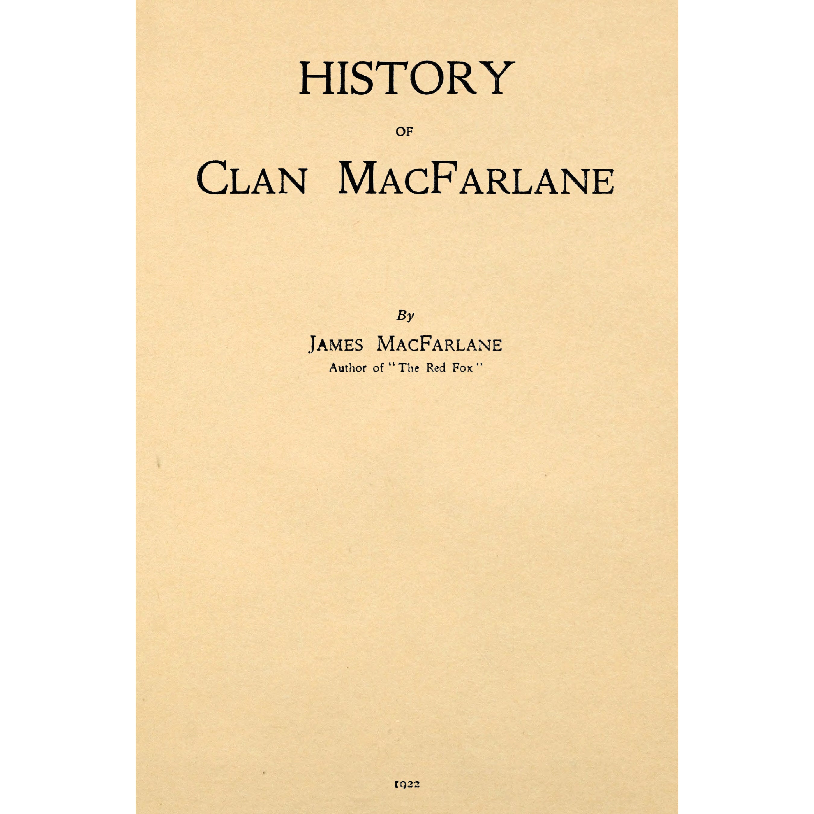 History of Clan MacFarlane