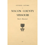 General History Of Macon County Missouri