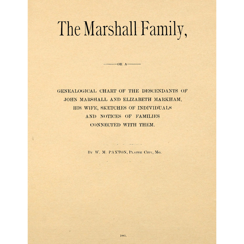 The Marshall Family,