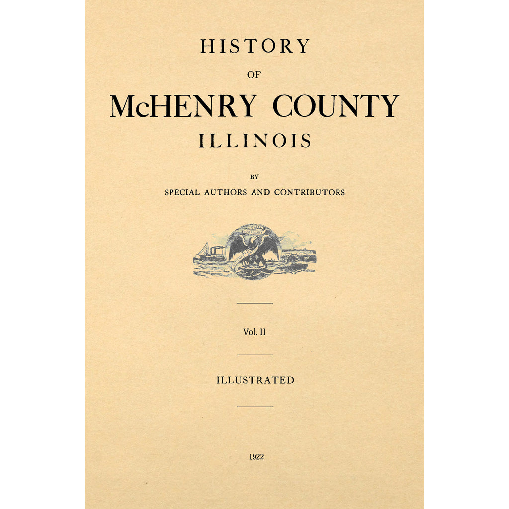 History of McHenry County, Illinois Vol.2