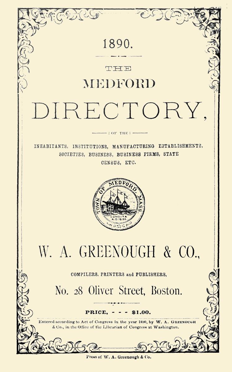 The Medford Directory,
