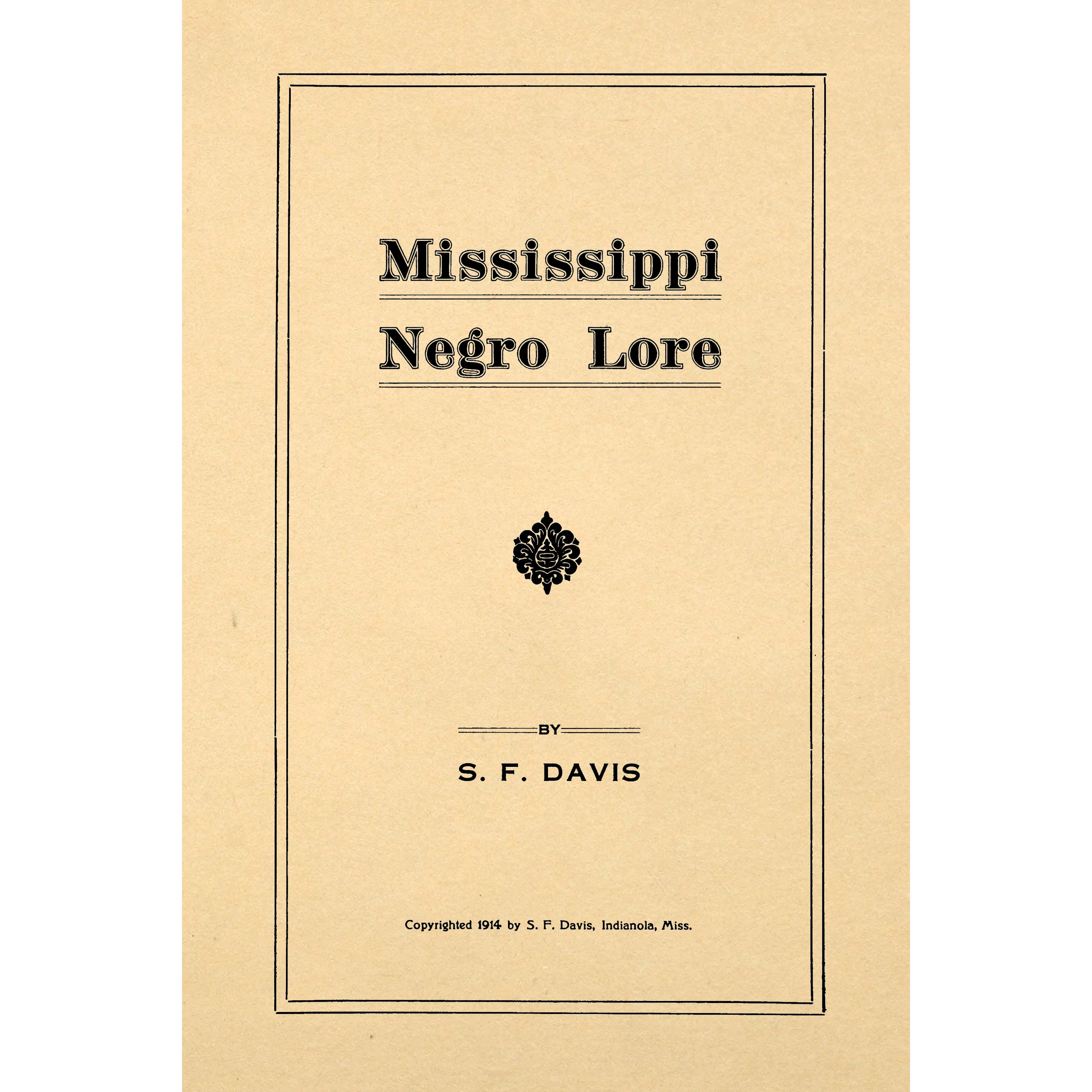Mississippi negro lore