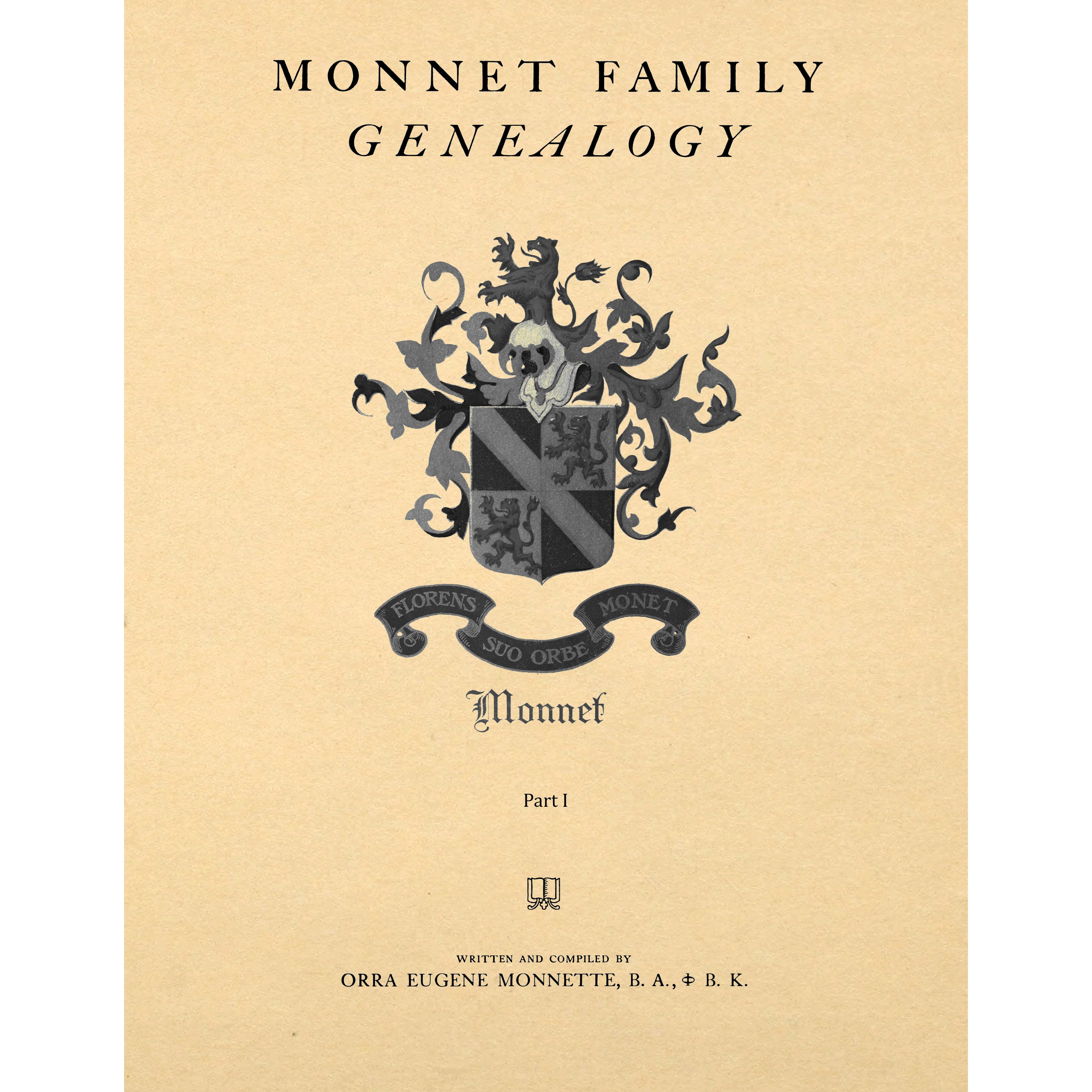 Monnet Family Genealogy