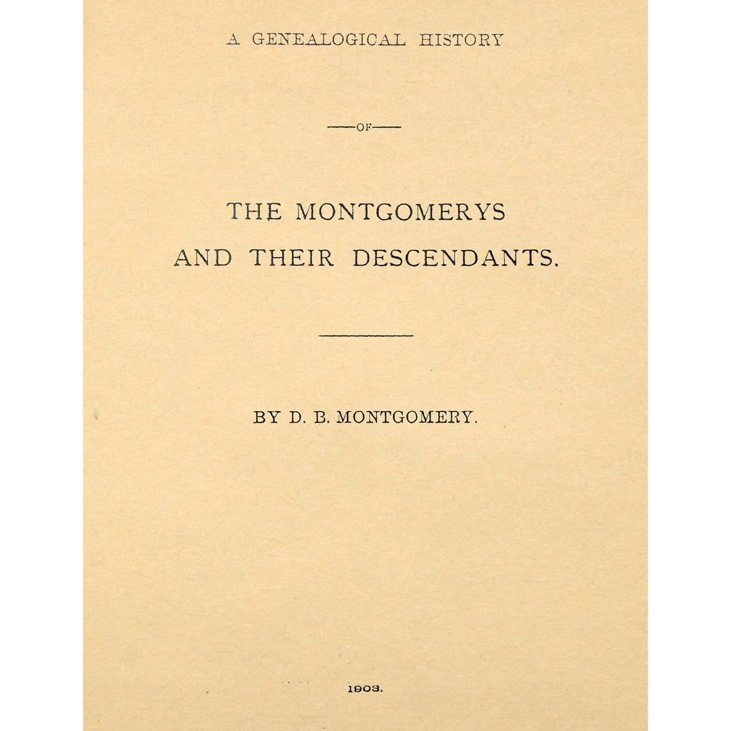 The Montgomerys and Their Descendants