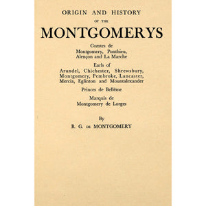 Origin and History of the Montgomerys