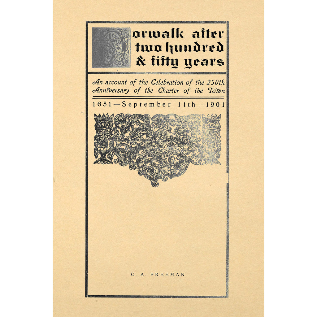 Norwalk after two hundred and fifty years