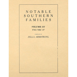 Notable Southern Families