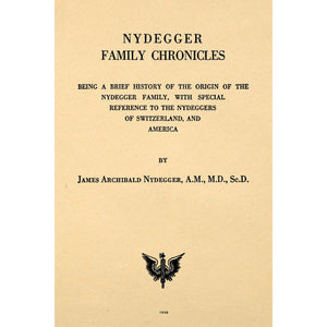 Nydegger Family Chronicles
