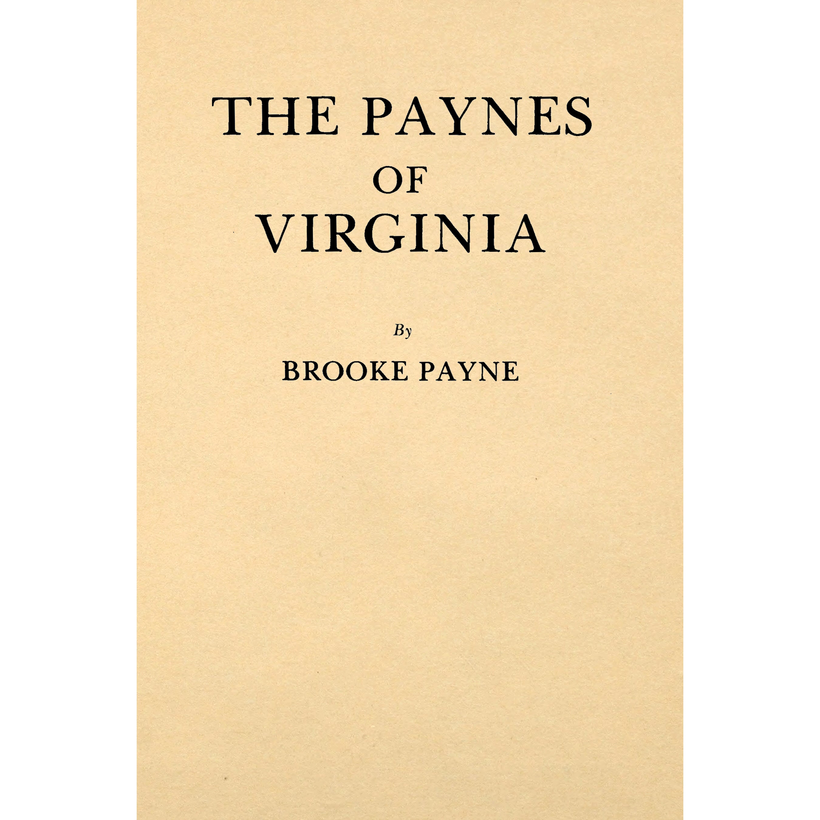 The Paynes of Virginia