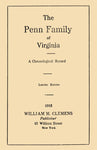 The Penn Family of Virginia, A Chronological Record