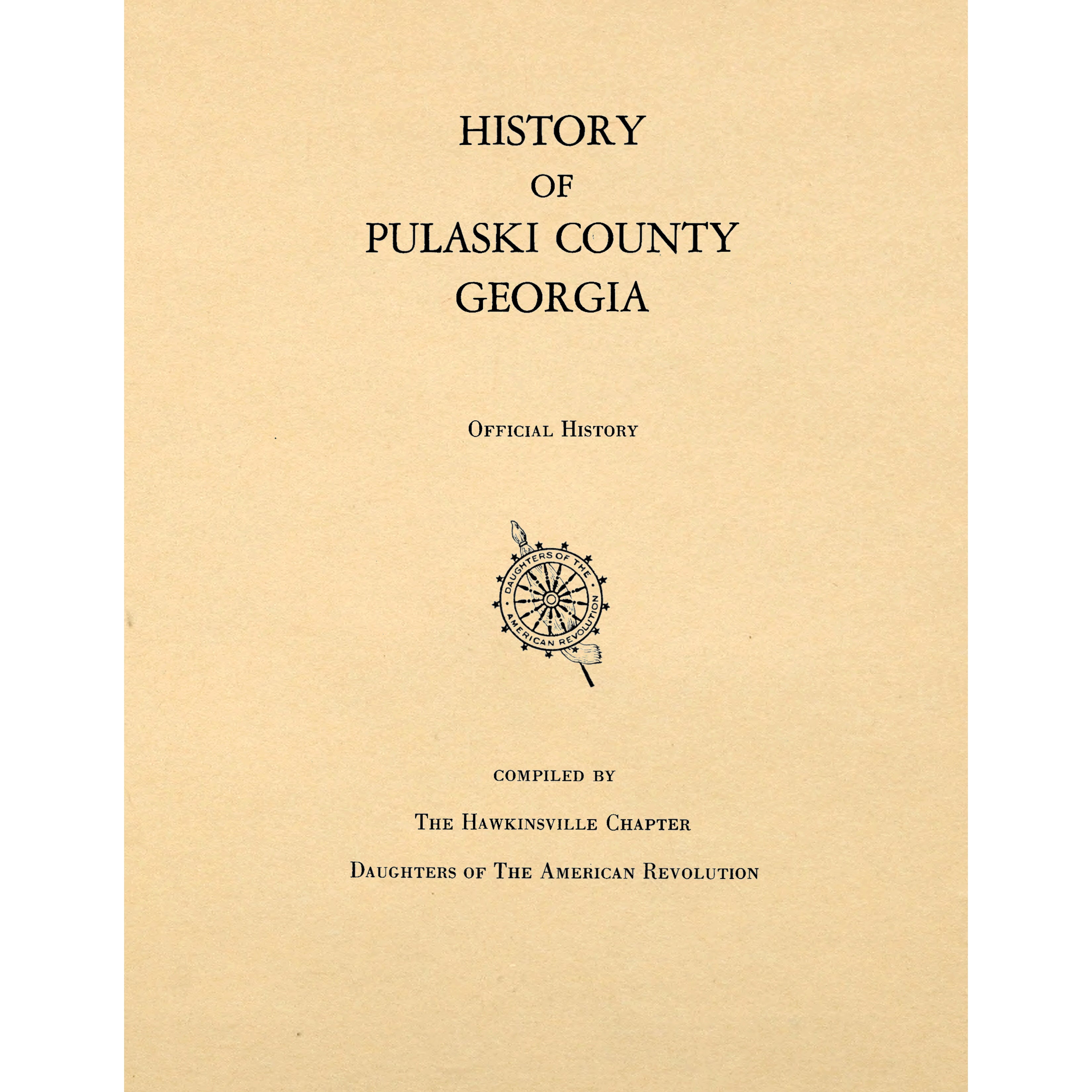 History of Pulaski County Georgia