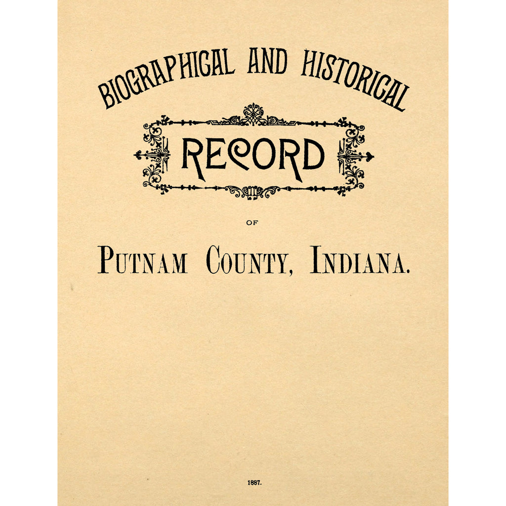 Biographical and Historical Record of Putnam County, Indiana