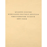 Quaker births, Purchase Monthly meeting, Westchester County, New York