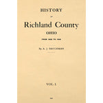 History Of Richland County Ohio From 1808 To 1908