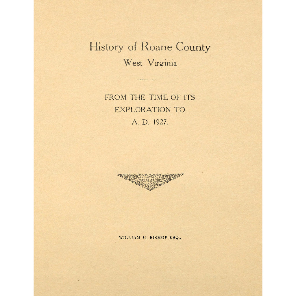 History of Roane County West Virginia