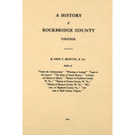 A History of Rockbridge County, Virginia