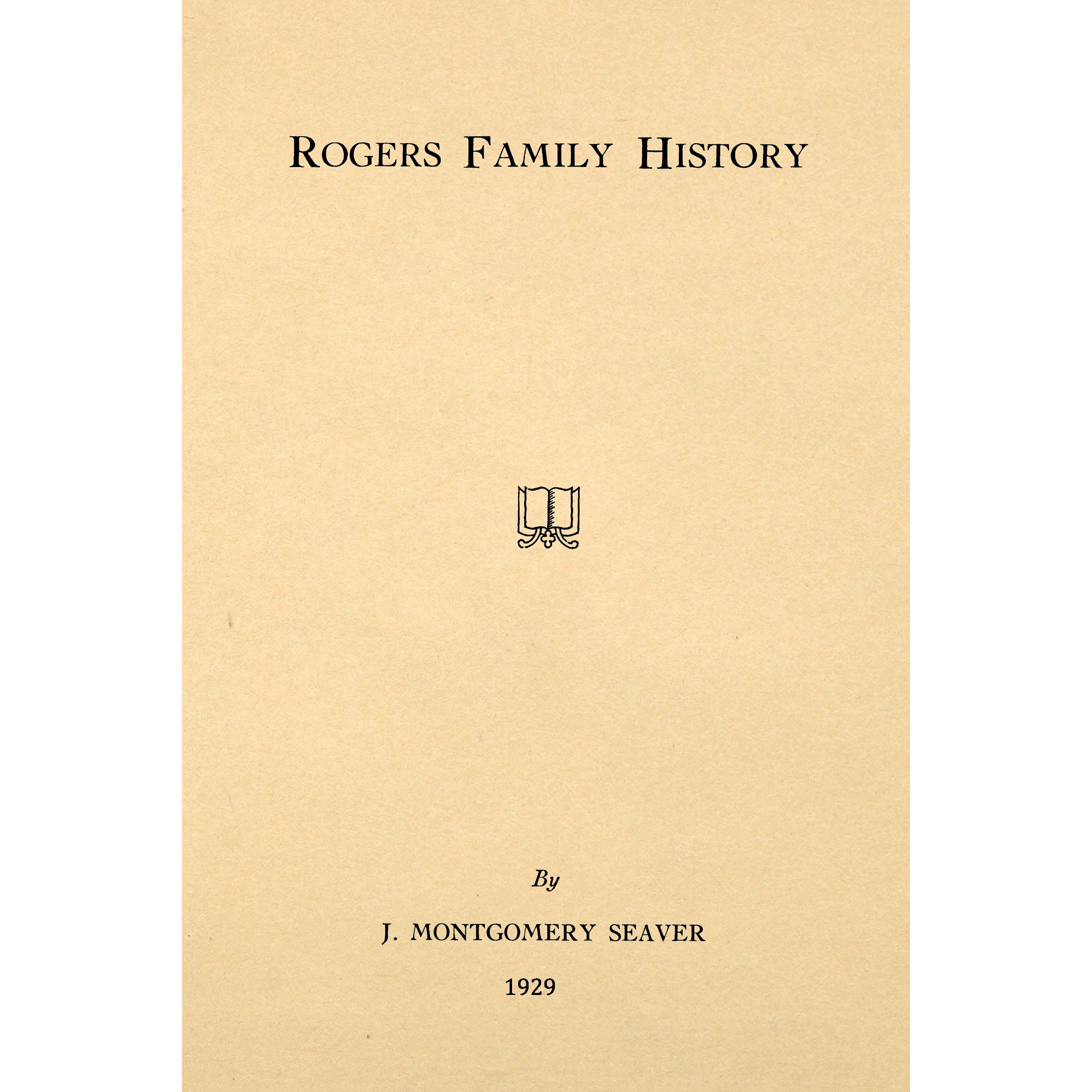 Rogers family history