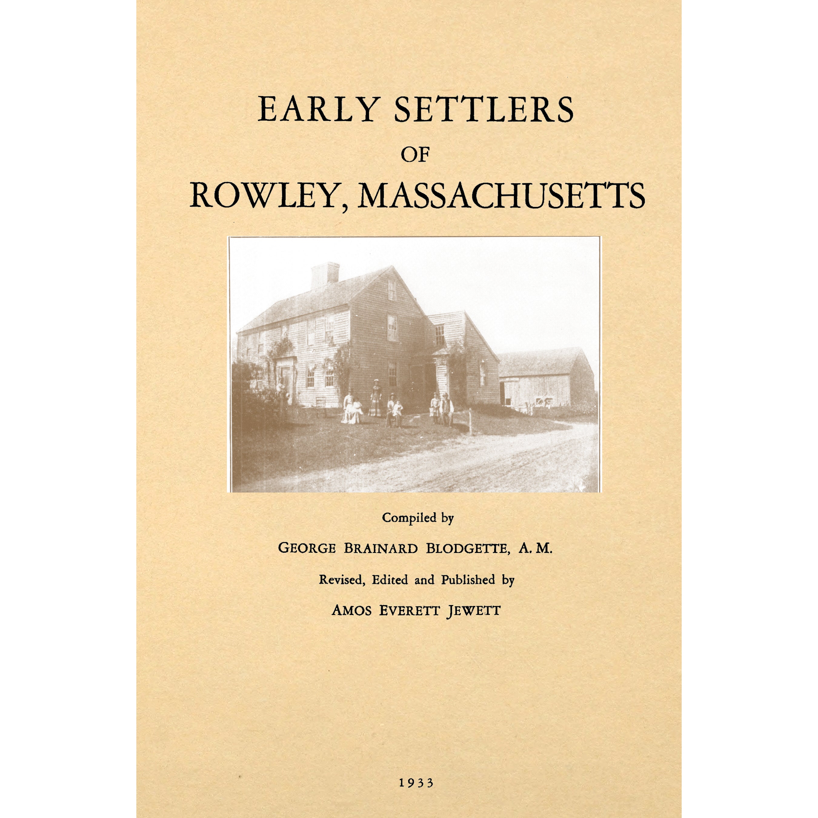 Early Settlers of Rowley, Massachusetts