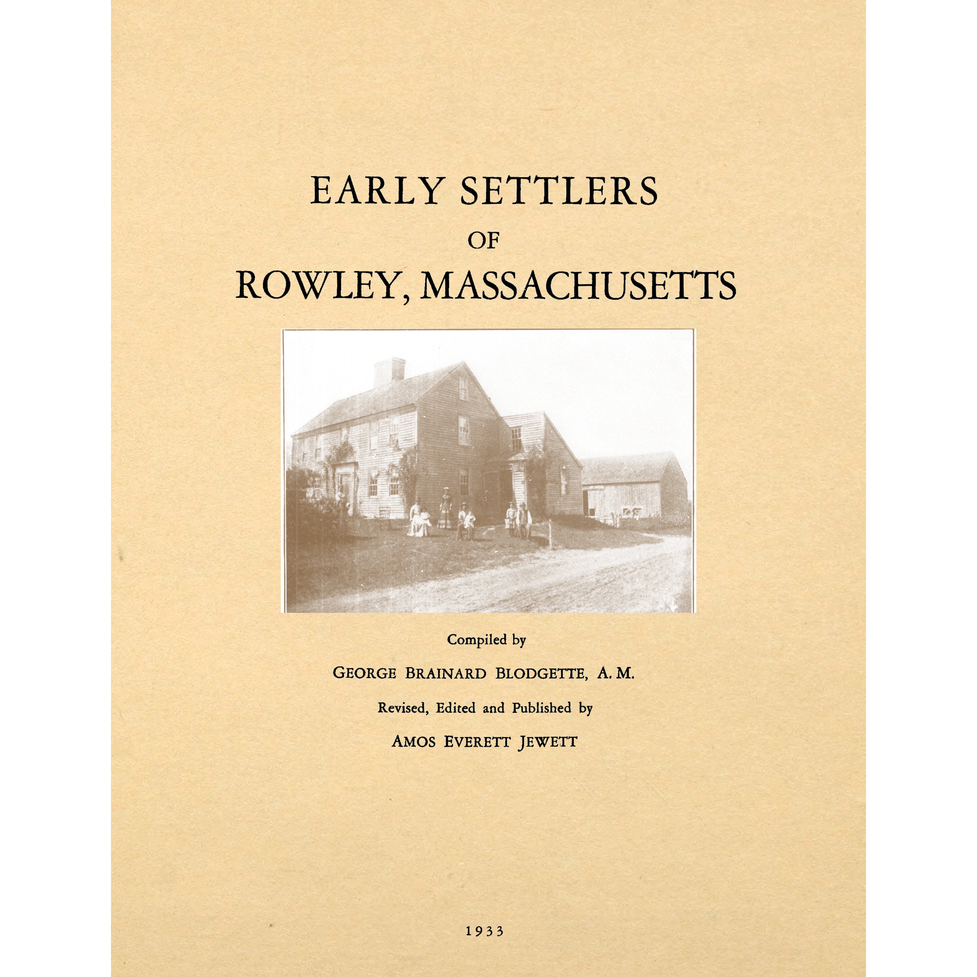 Early Settlers of Rowley, Massachusetts