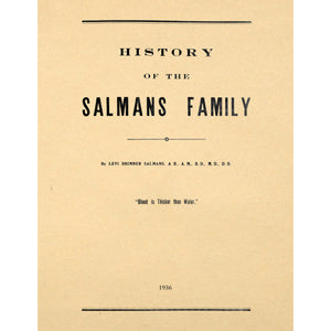 History of the Salmans Family