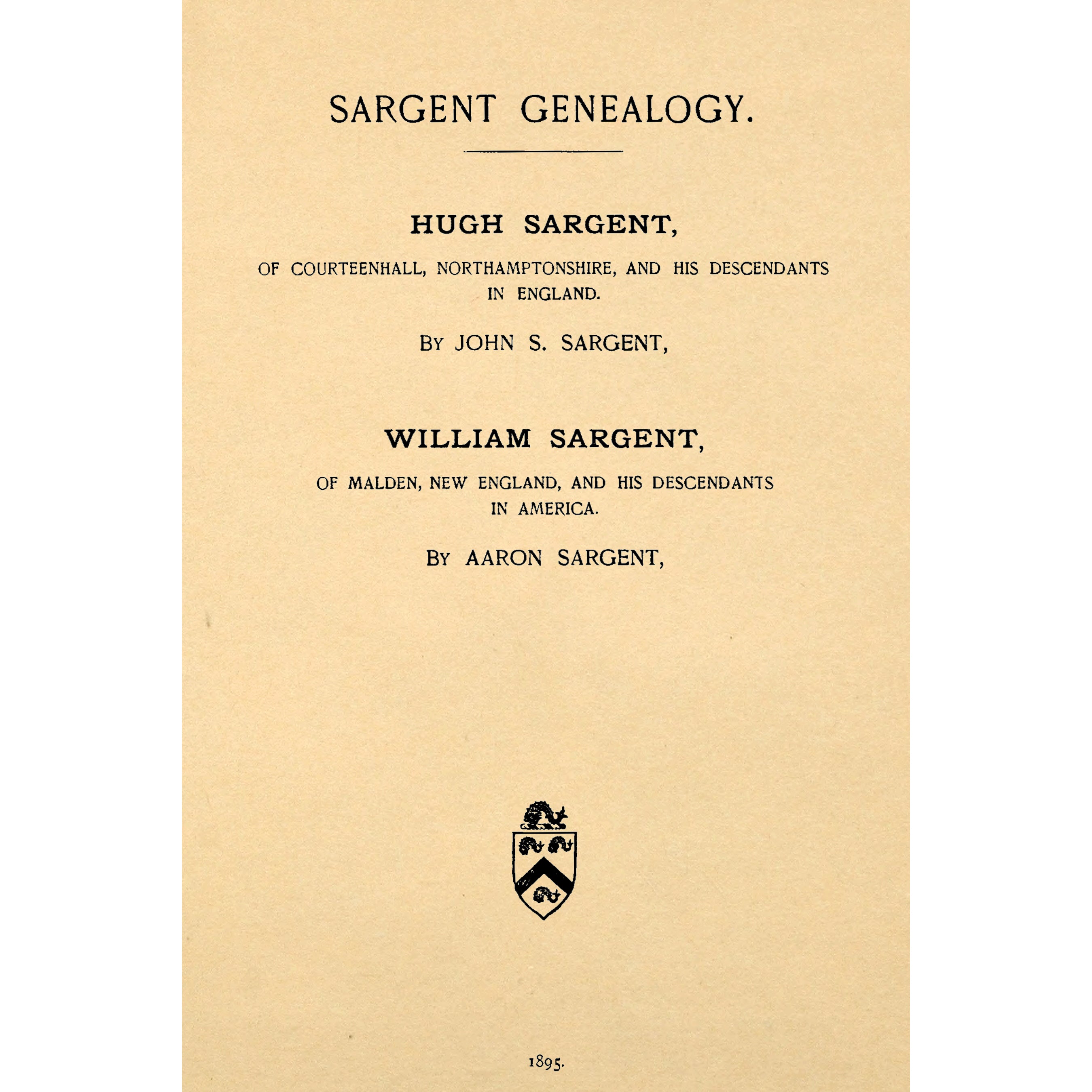 Sargent Genealogy: