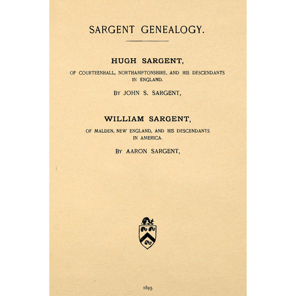 Sargent Genealogy: