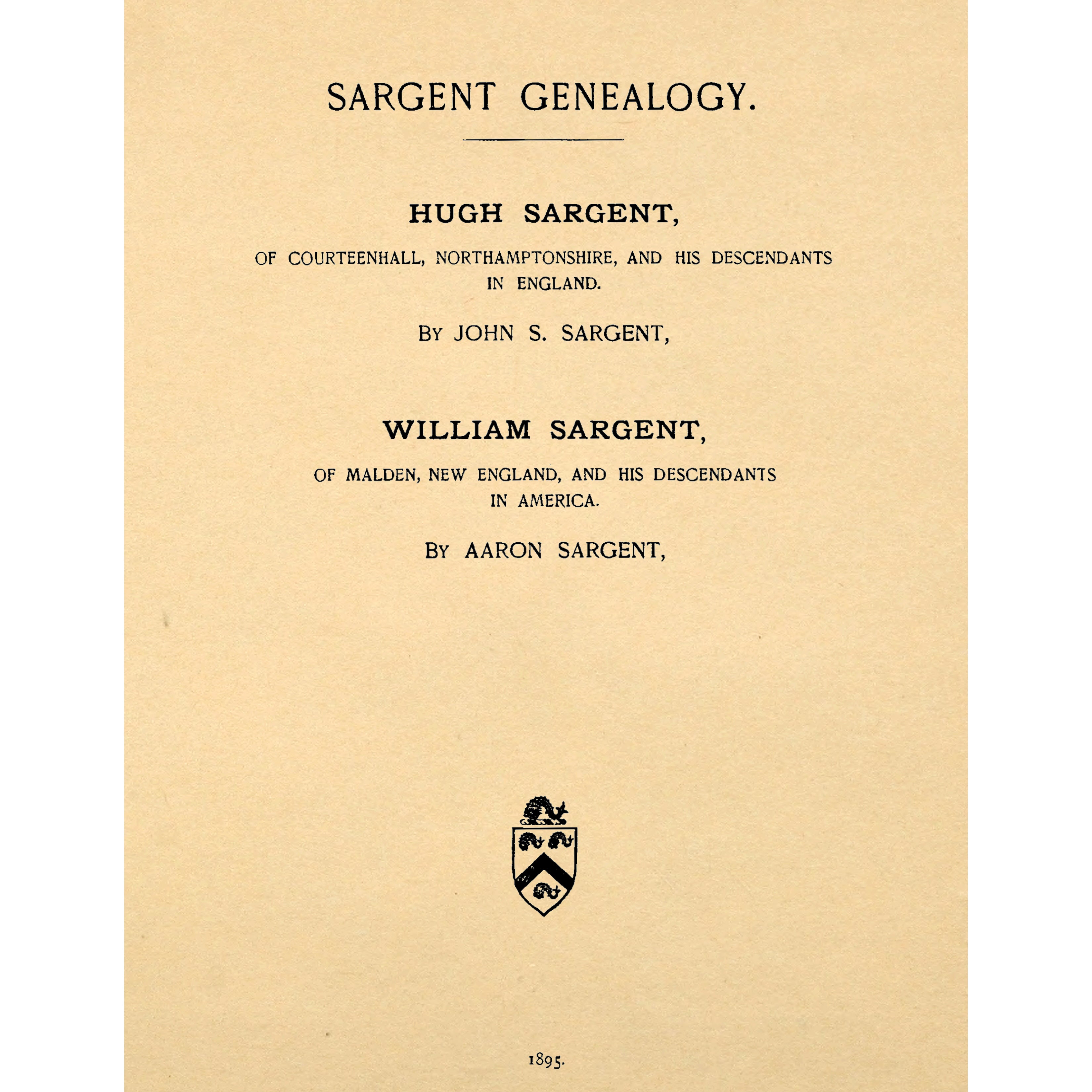 Sargent Genealogy: