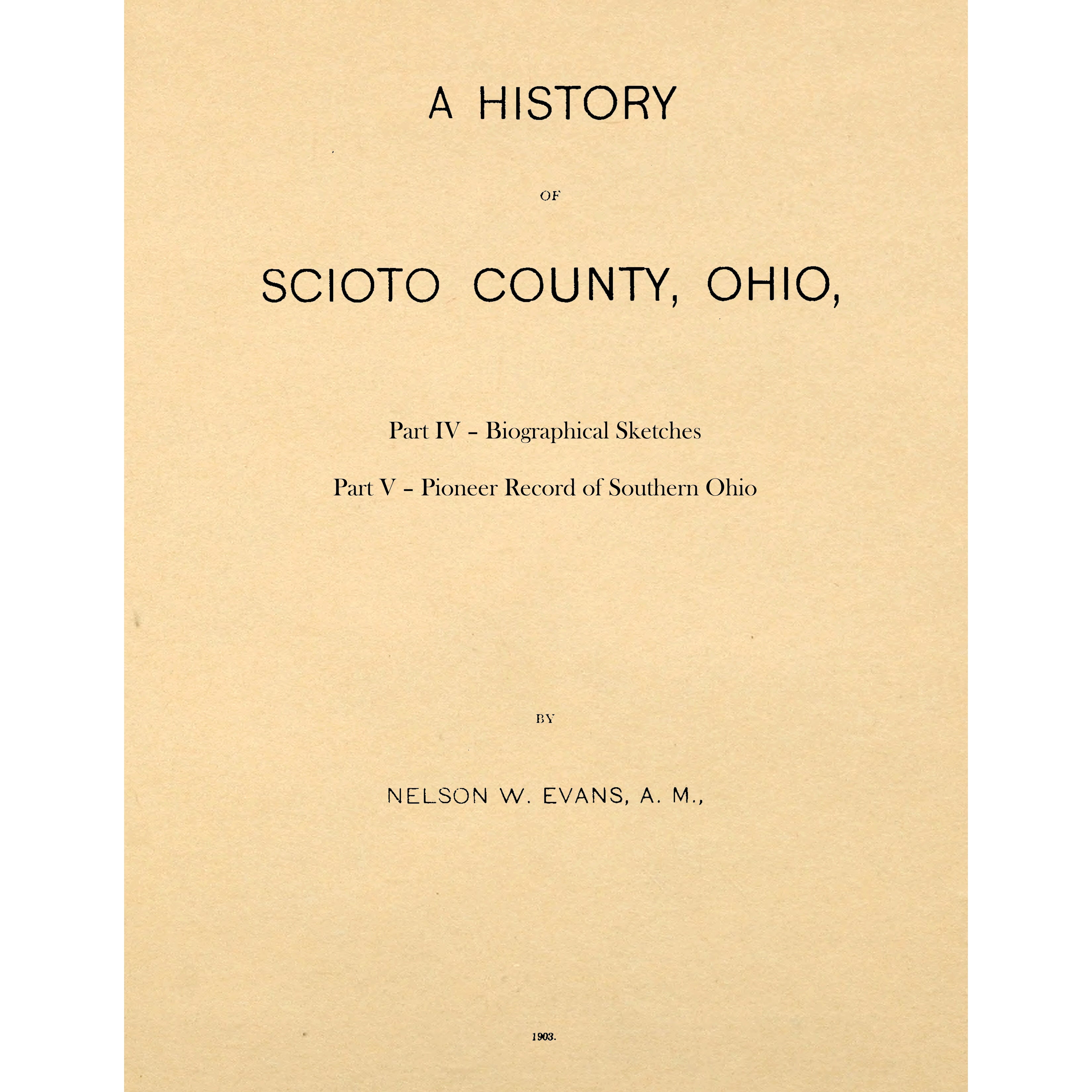 History Of Scioto County, Ohio