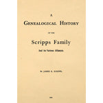 A genealogical history of the Scripps family and its various alliances