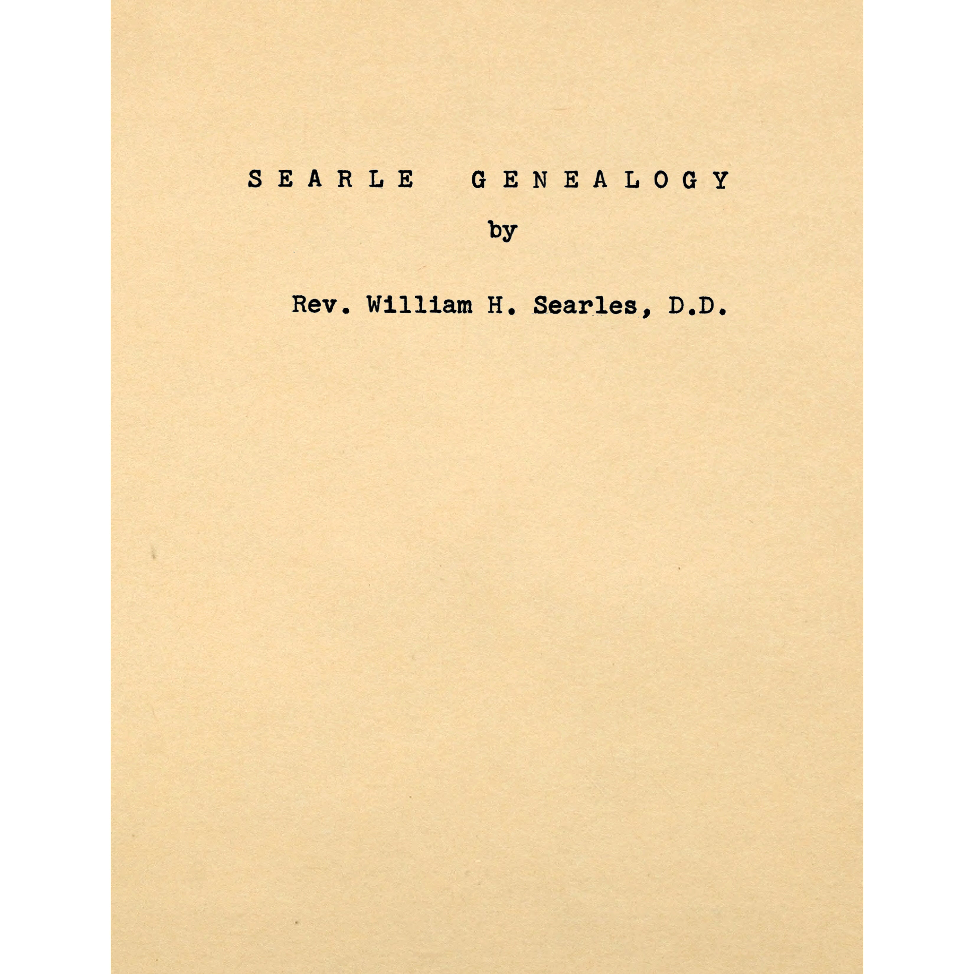 Searle Genealogy