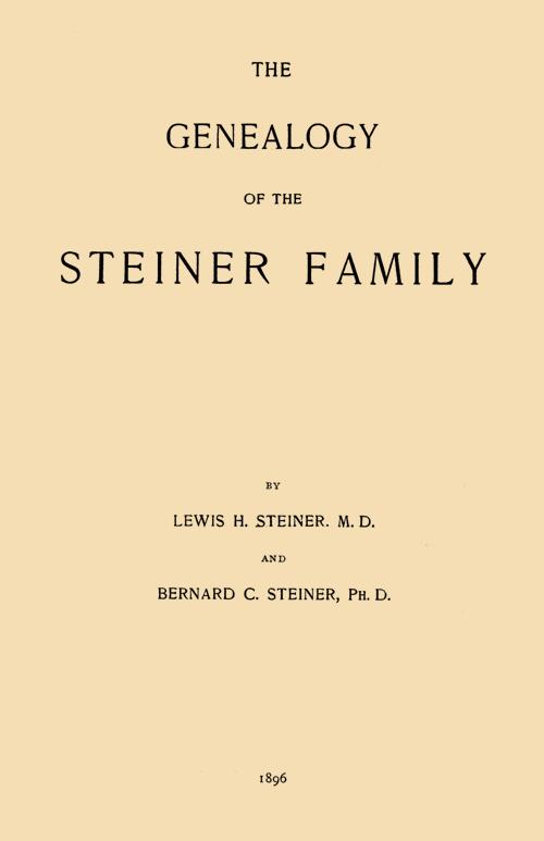 The Genealogy of the Steiner Family