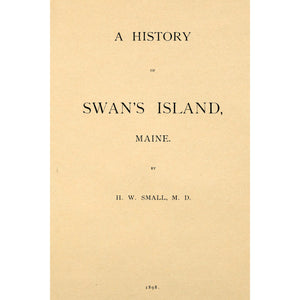 A history of Swan's Island,Maine