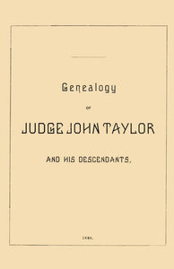 Genealogy of Judge John Taylor