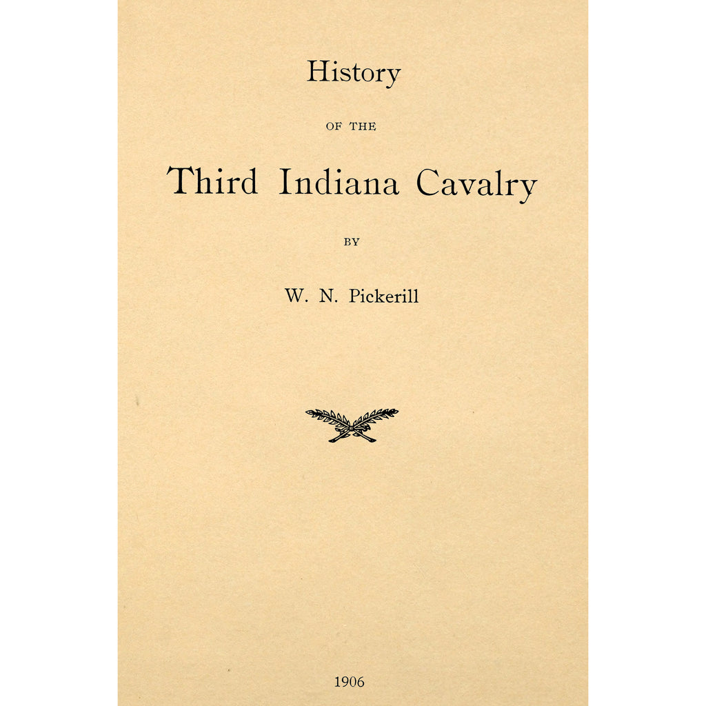 History of the Third Indiana Cavalry