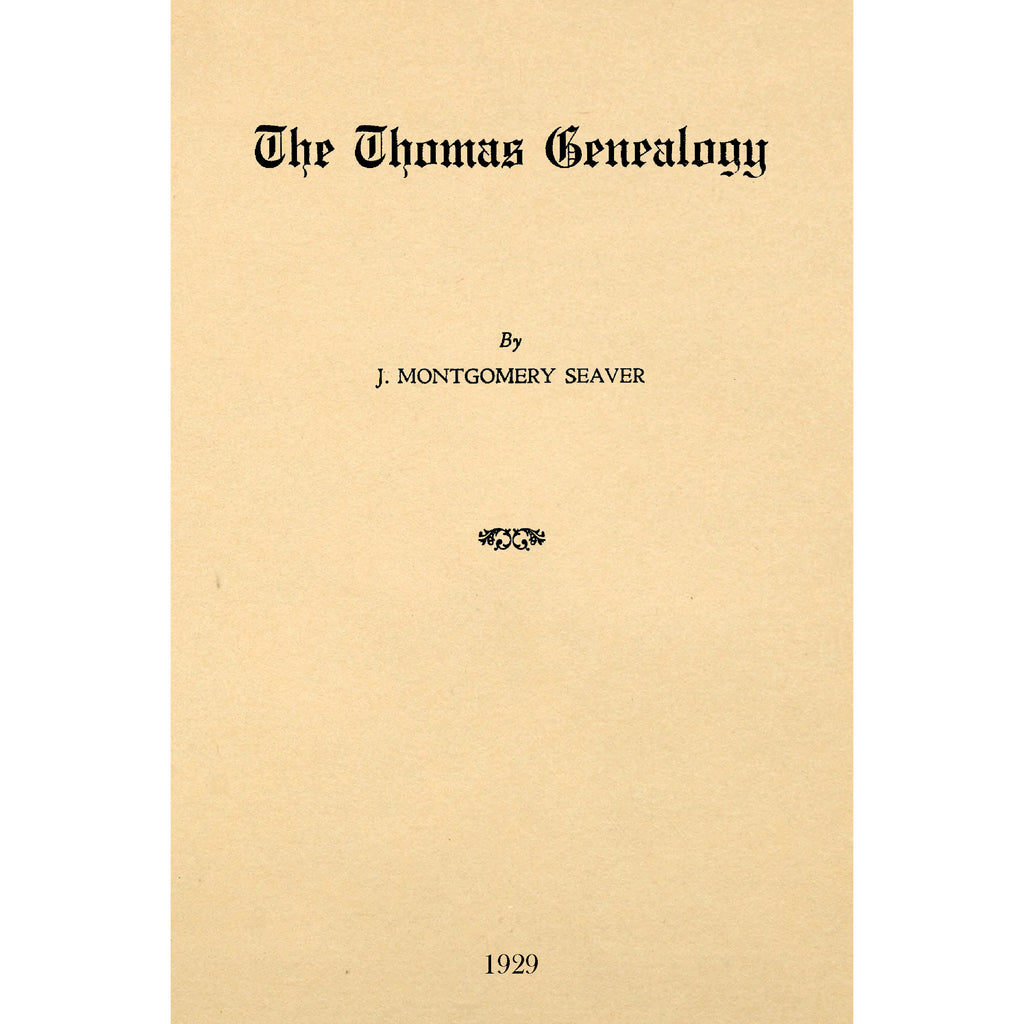 The Thomas Genealogy